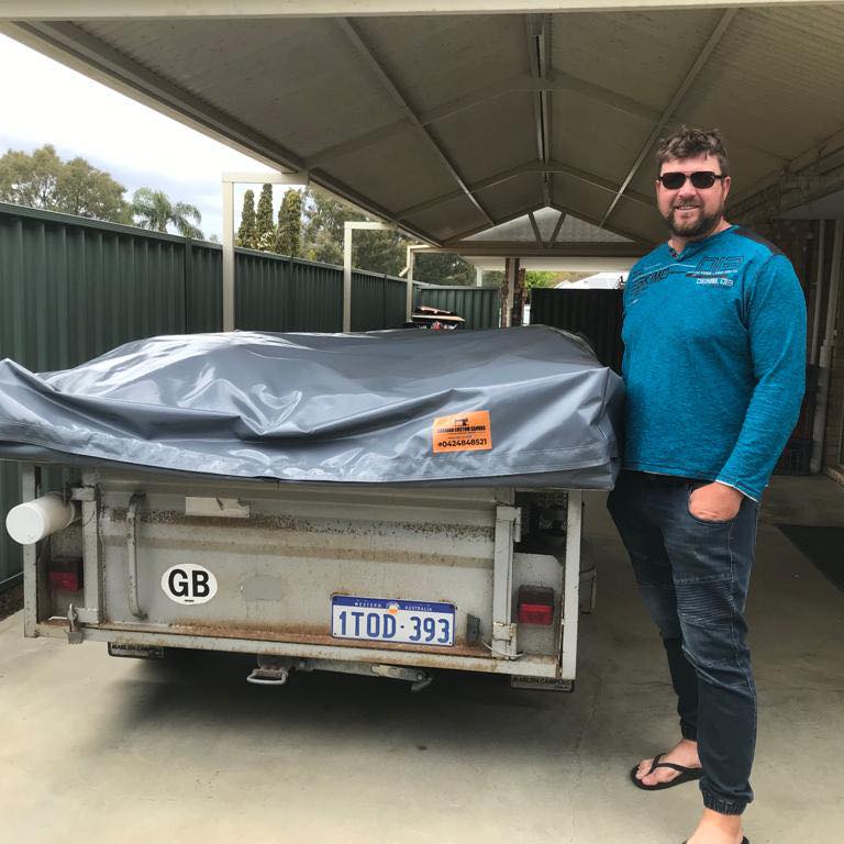 Camper trailer zipper replacement Perth